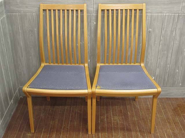 楽天市場】【中古】 カリモク ダイニングチェア ナチュラル グリーン