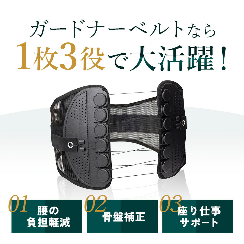 楽天1位】【正規品】ガードナーベルト 腰用ベルト 骨盤サポーター