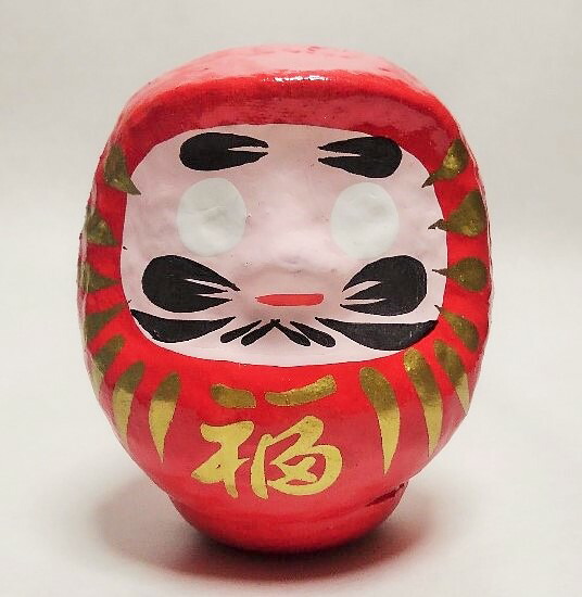 楽天市場】幸福だるま 紅白だるま ペアセット（小） 2号 7.5cm 白 幸