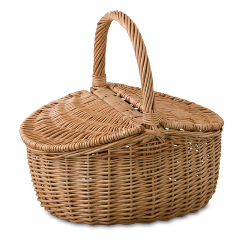 楽天市場】ポッシュリビング ウィッカーバスケット 10578 | かご