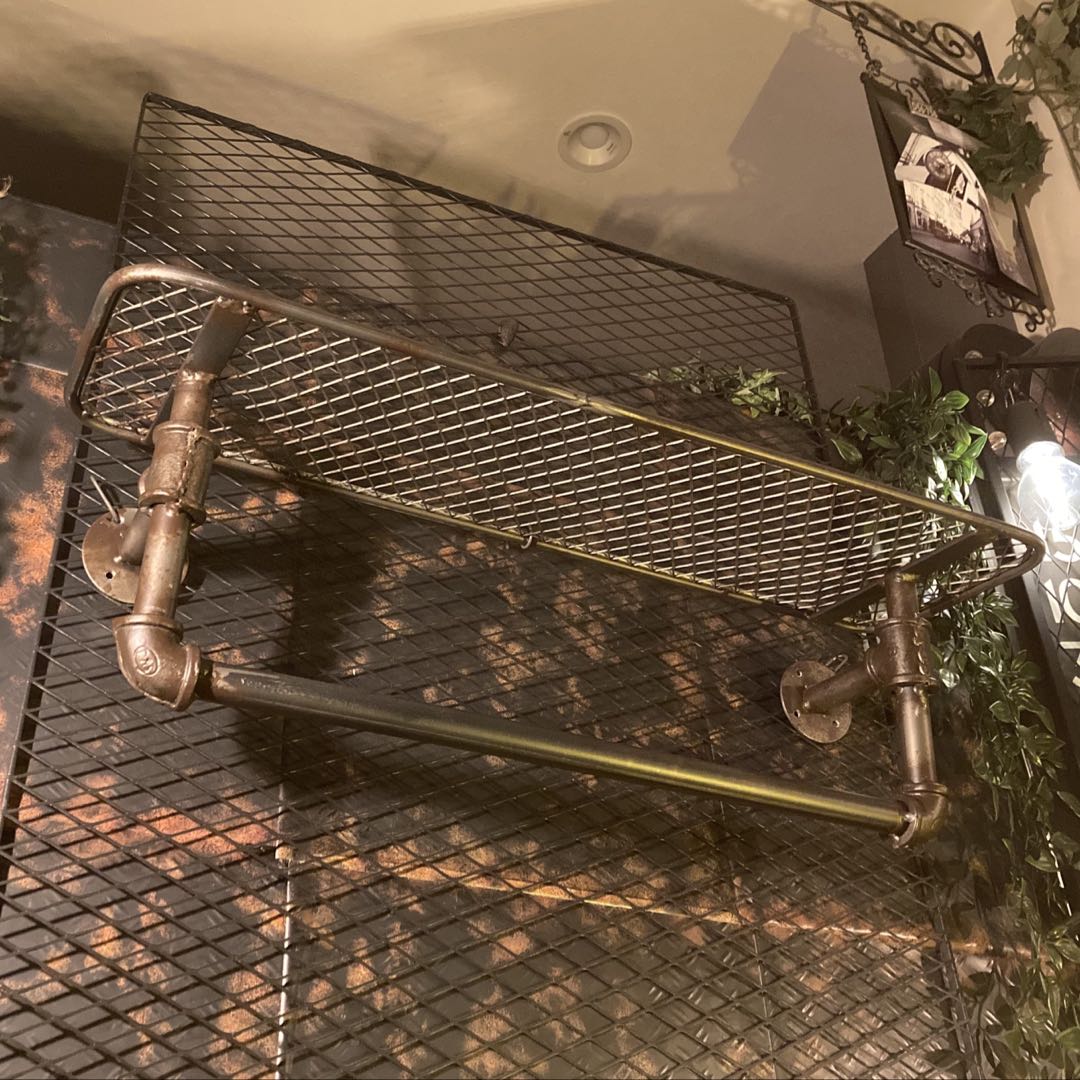 楽天市場】壁掛けワイヤーラック/北欧レトロシャビーシンプル