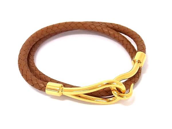 楽天市場】エルメス ジャンボチョーカー 2重巻 ブレスレット レザー