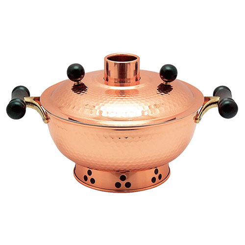 楽天市場】しゃぶしゃぶ鍋 22cm 銅 送料無料 COPPER100 新光金属