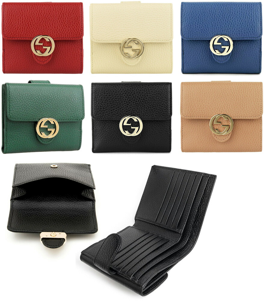 楽天市場】GUCCI グッチ ラウンドファスナー二つ折り財布 エンボスロゴ