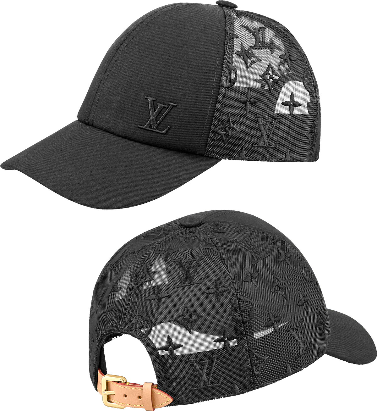 楽天市場】LOUIS VUITTON ルイヴィトンレザーキャップ つば付き帽子