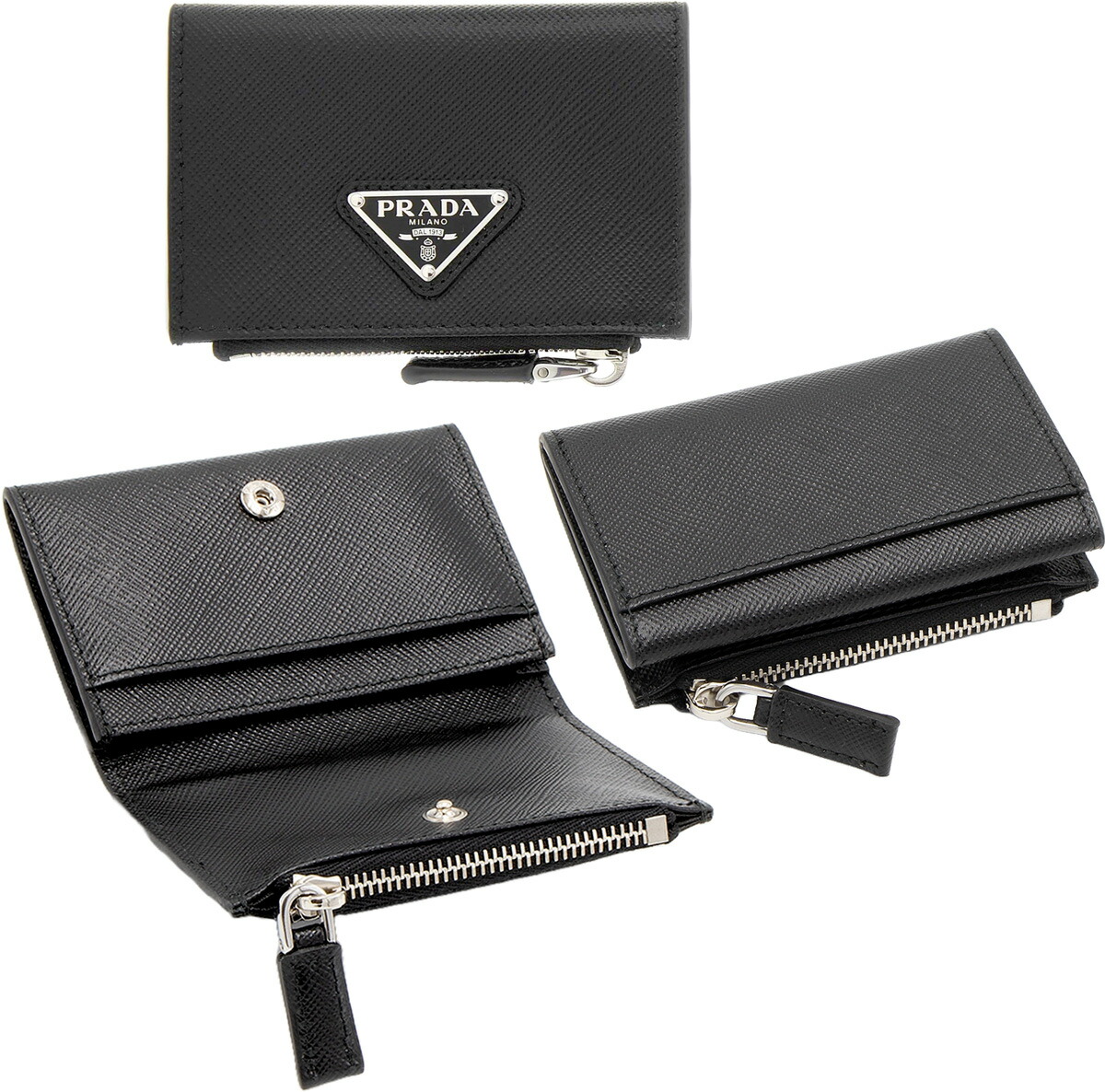 楽天市場】PRADA プラダ 小銭入れコインケース メタルロゴブラック