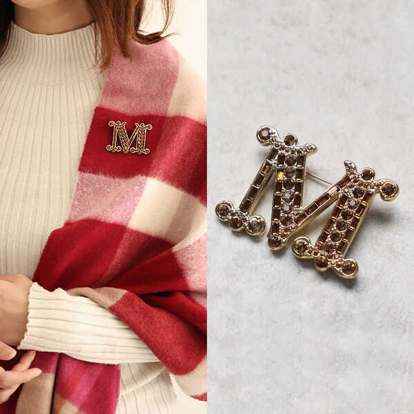 楽天市場】Max Mara マックスマーラ ブローチ BATH2 Brooch 4756092600