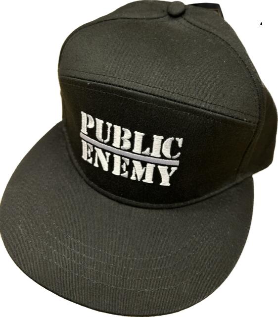 楽天市場】80s〜90s PUBLIC ENEMY Logo 5 Panel Cap 黒 パブリック