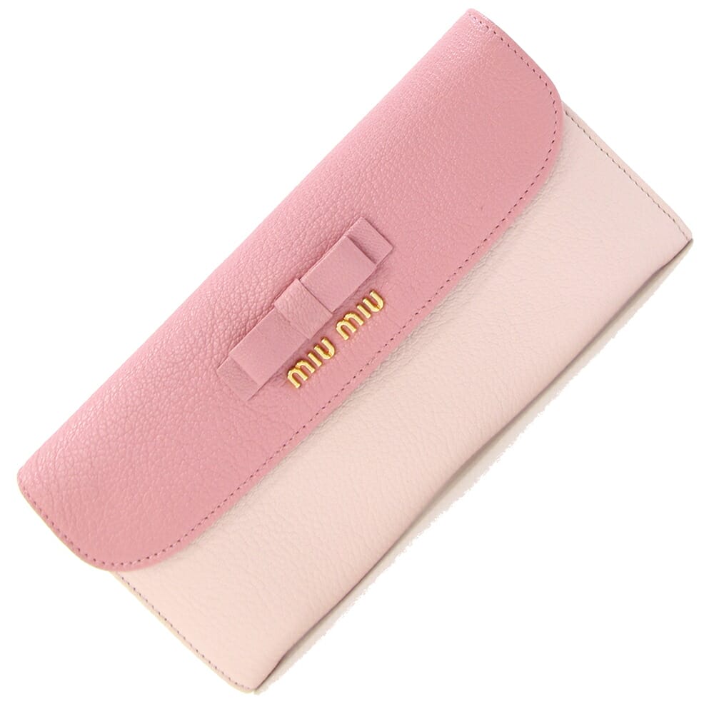 楽天市場】ミュウミュウ MIUMIU マテラッセレザー 長財布