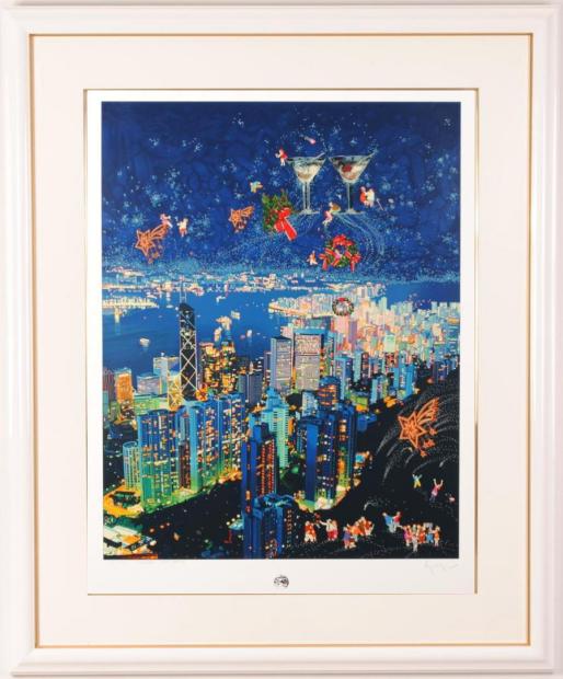 楽天市場】ヒロ・ヤマガタ 星影のステラ インテリア 絵画 パリ 風景画
