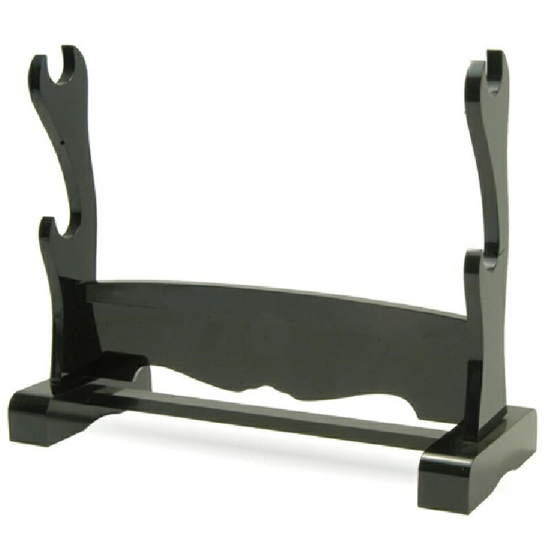 楽天市場】刀掛け据え置きタイプ 二本用・刀掛台 二本掛 艶消し : 七to