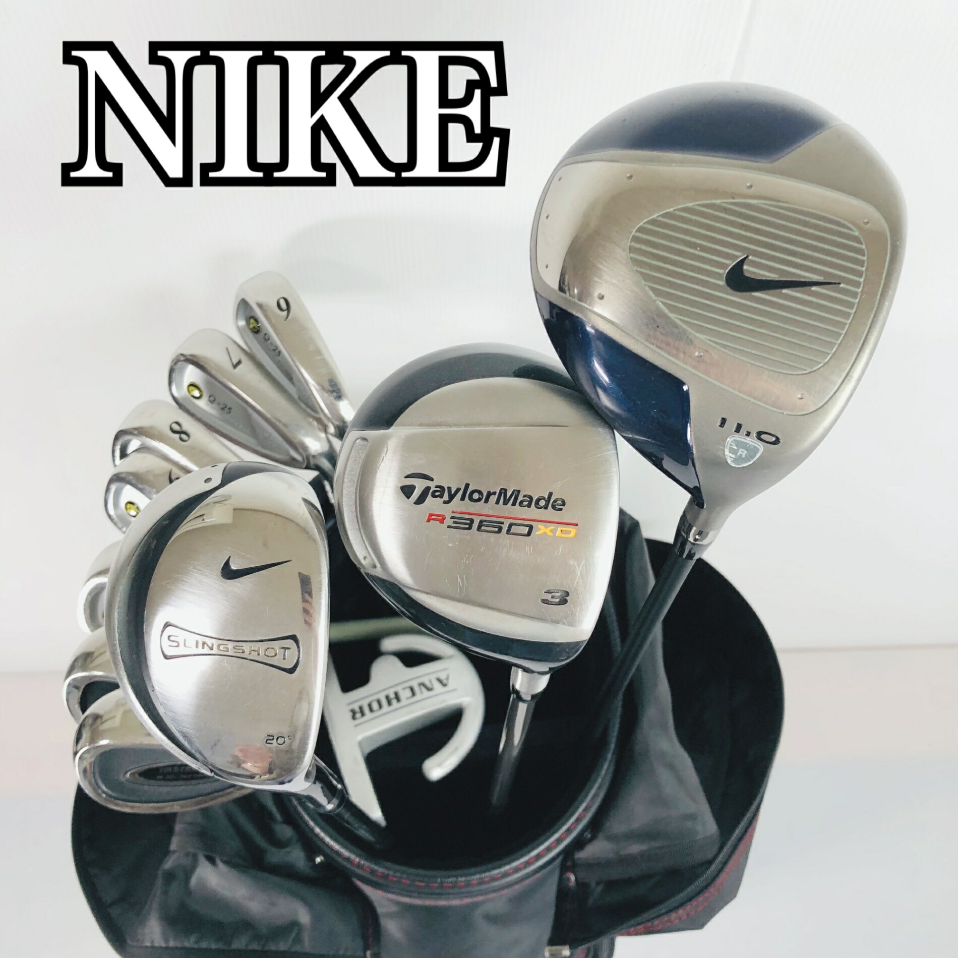 楽天市場】【現品限り】【ゴルフ】【キャディバッグ付セット】ナイキ