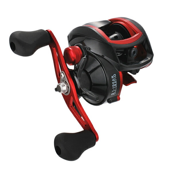 楽天市場】ベイトリール 右ハンドル タコ 釣り 7.2：1 ベイト