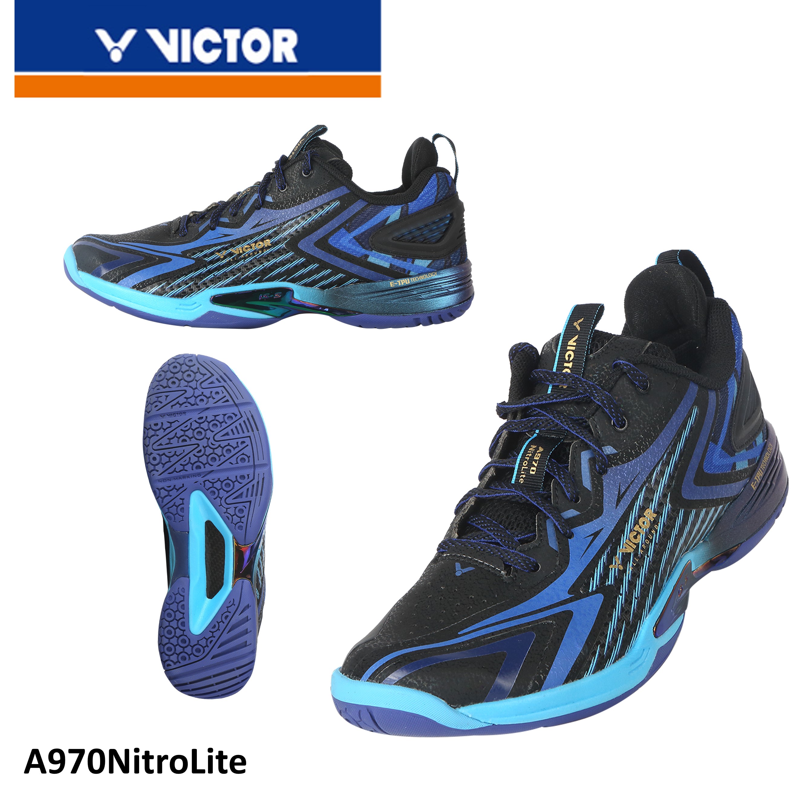 楽天市場】ビクター VICTOR バドミントンシューズ シューズ A970NL