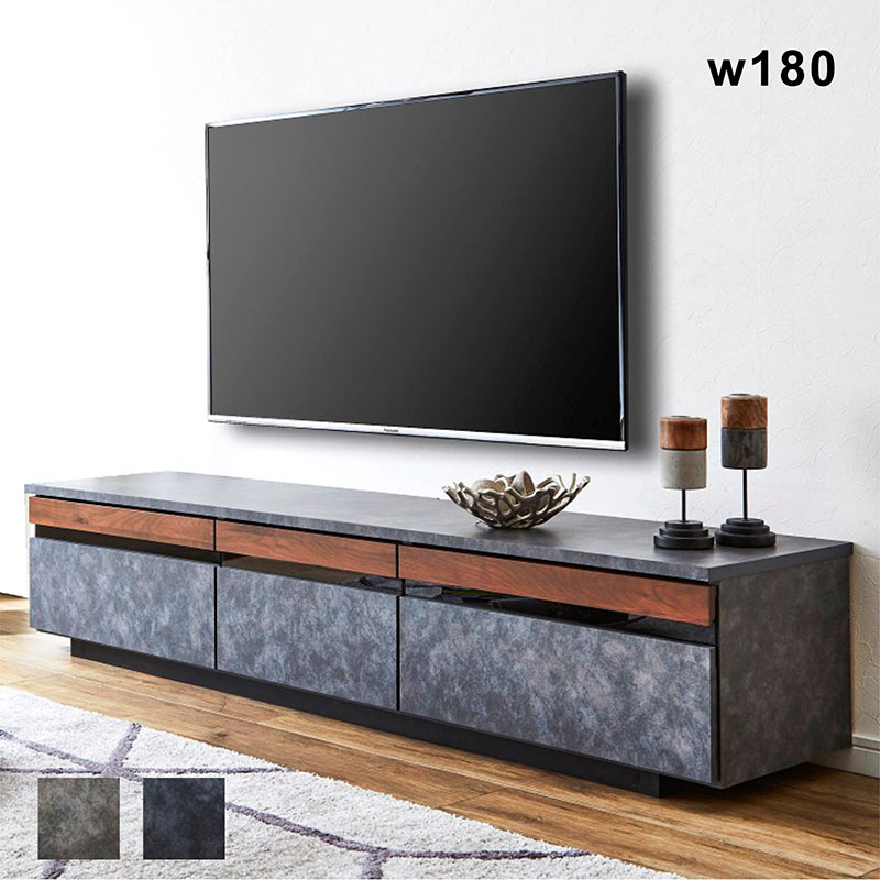 楽天市場】テレビボード 180 石目調 セラミック風 テレビ台 ローボード