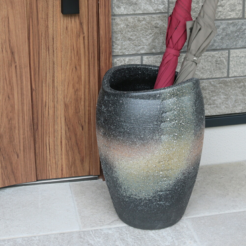 楽天市場】【ポイント10倍】傘立て 陶器傘立て 信楽焼かさたて 和風傘