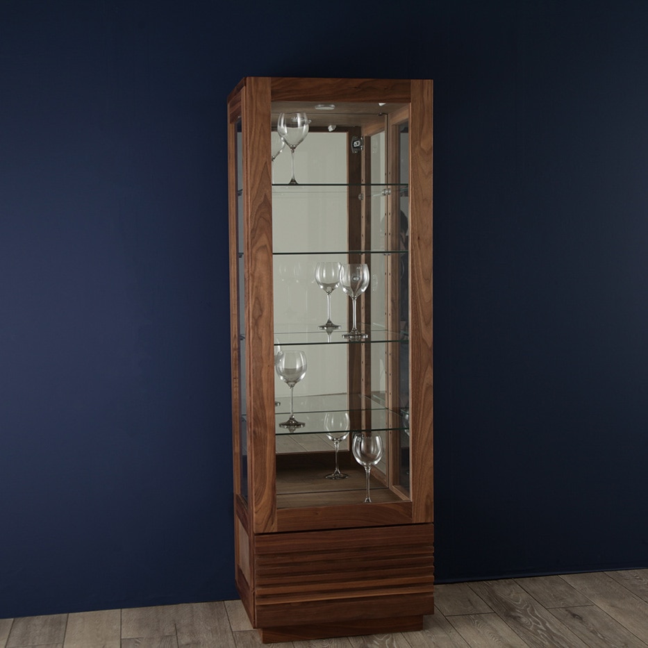 ジャギー キュリオケース (樹種オーク材 サイズ幅50cm) | おしゃれな