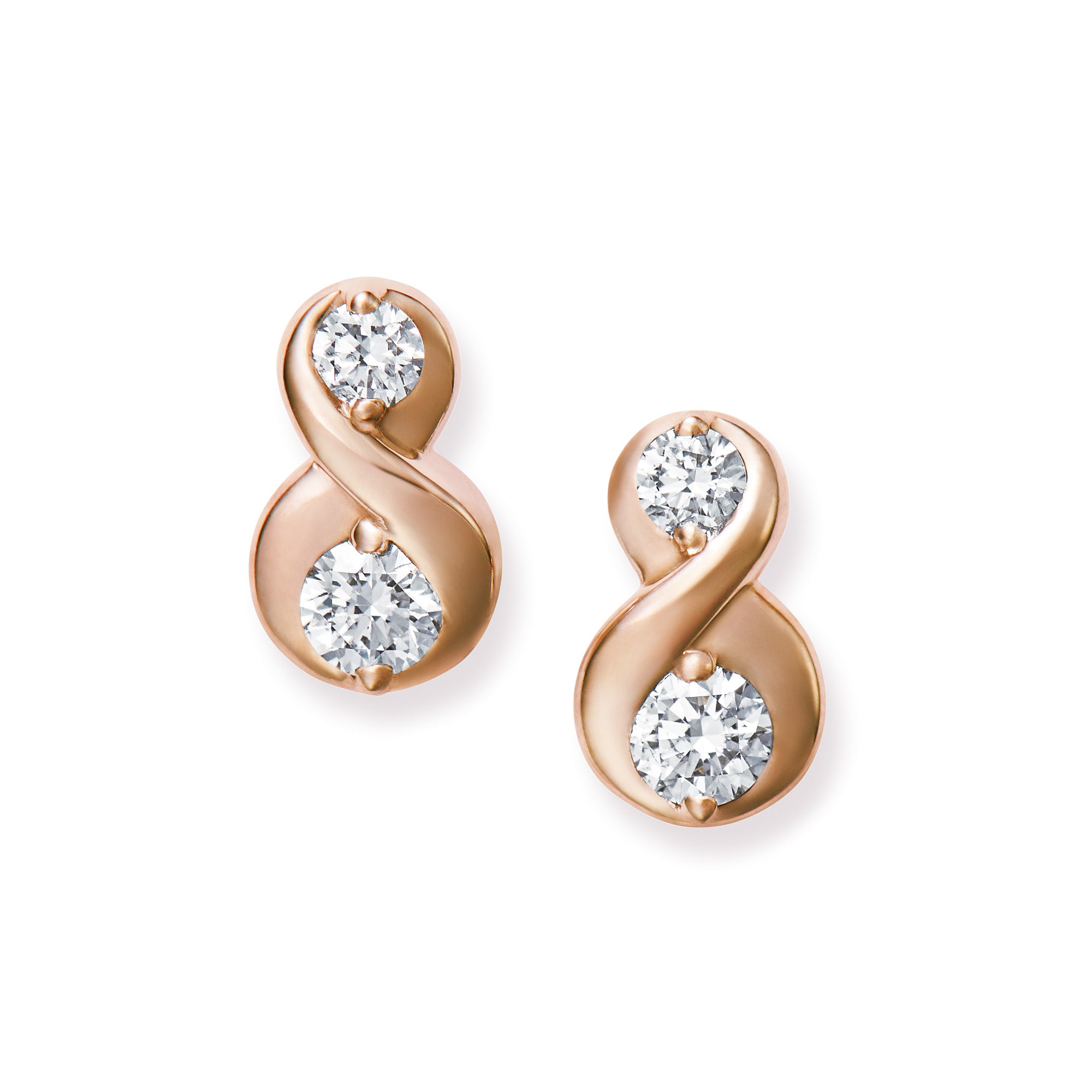 ギフト K18ピンクゴールド ダイヤモンドピアス JHI0098PG│ロイヤル