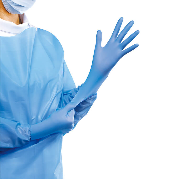 サラヤ｜ニトリルグローブ ソフトフィット ブルー Lサイズ 250枚