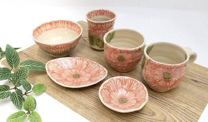 和雑貨 四季彩堂 オンラインショップ / 豆鉢 牡丹花 各色