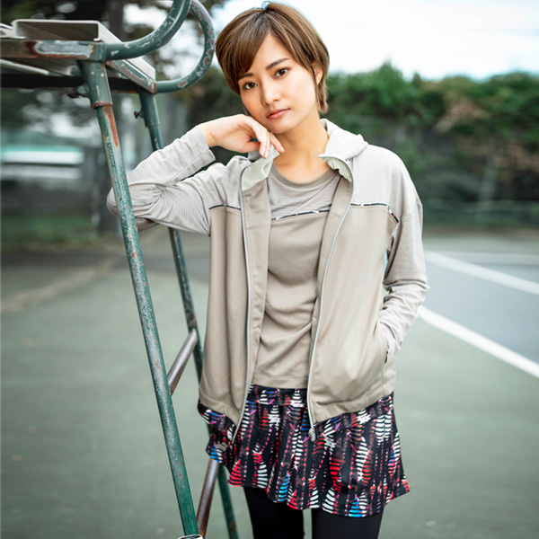 バボラ テニスウェア セットアップ ホワイト・ブラウン バボラ テニス