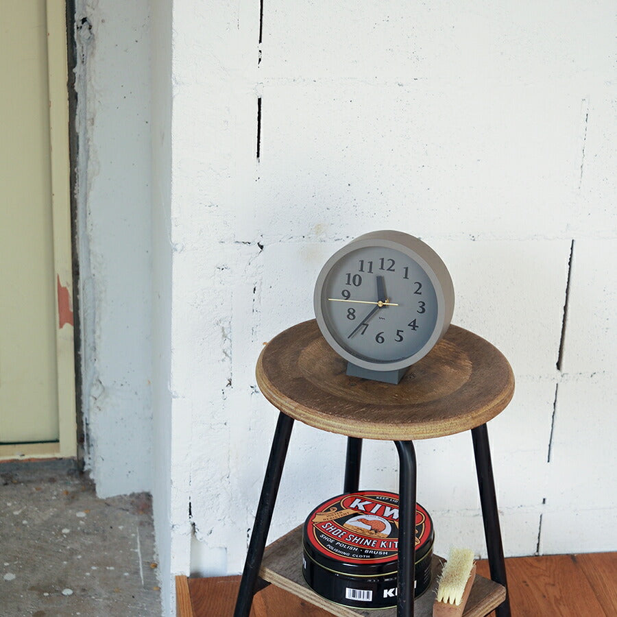 タカタレムノス 置き時計 カーサ エム クロック 電波 クオーツ 電池式