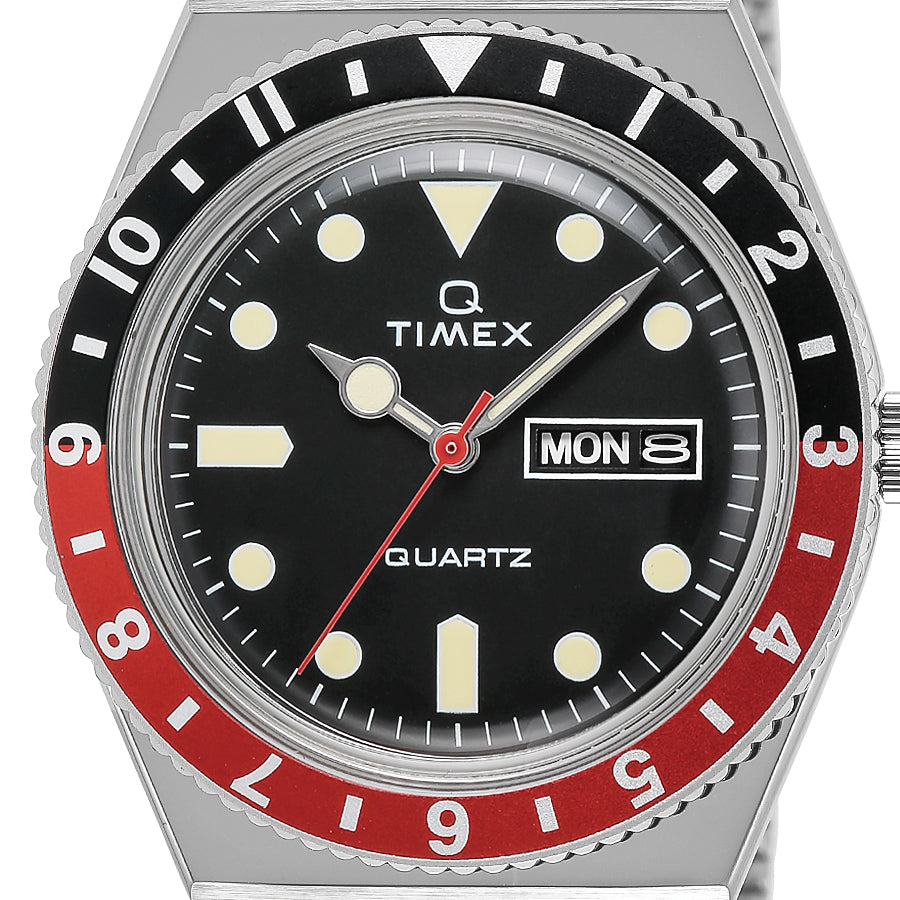 TIMEX Q TIMEX コークベゼルモデル TW2U61300 メンズ 電池式 ブラック