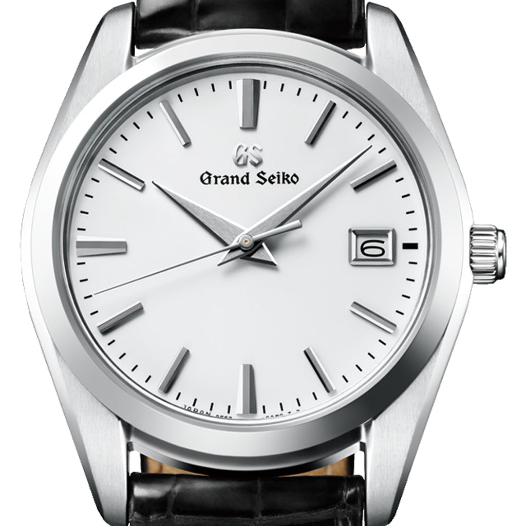 グランドセイコー クオーツ 9F メンズ SBGX295 ホワイト 革ベルト