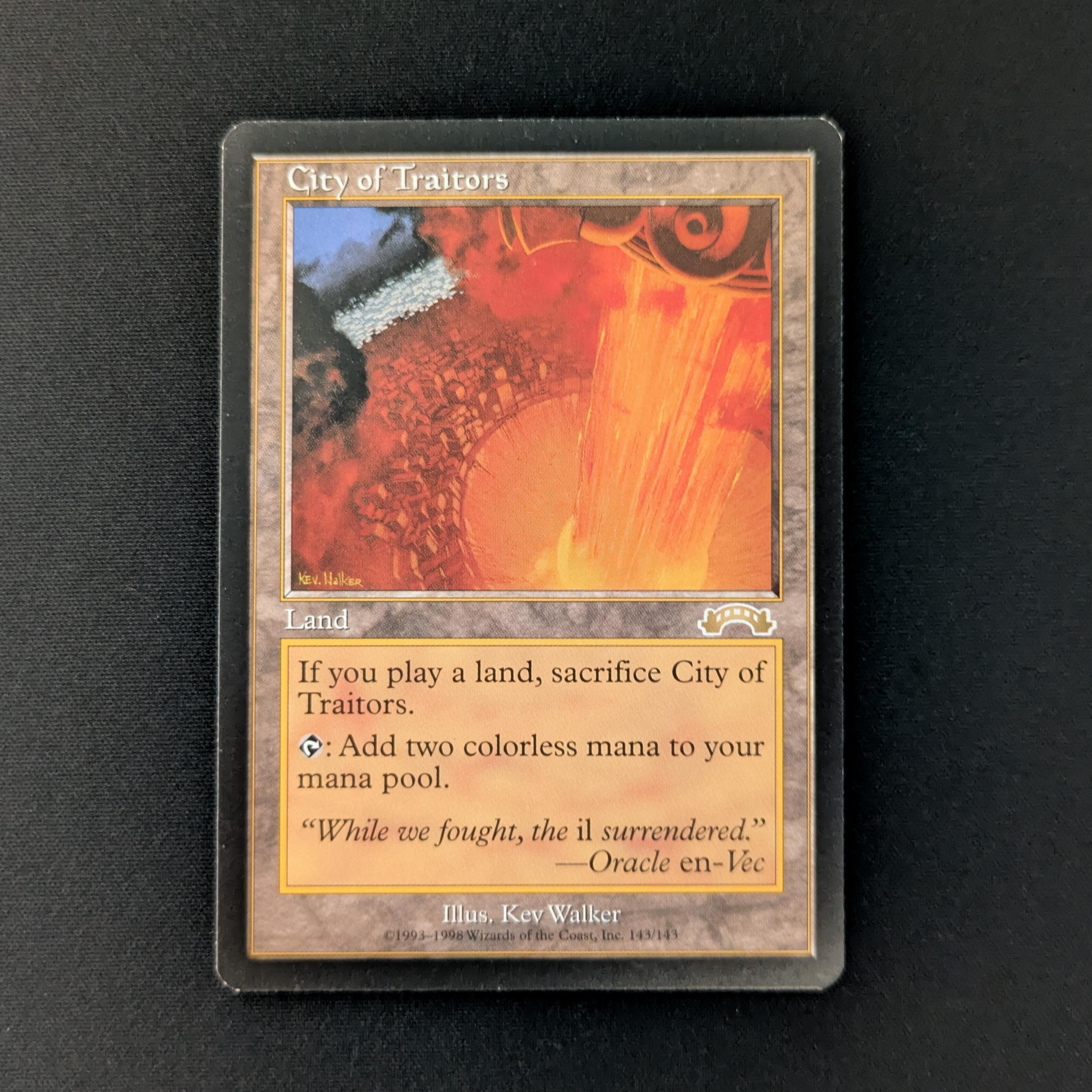 MTG 英語 エクソダス 裏切り者の都/City of Traitors EX]裏切り者の都