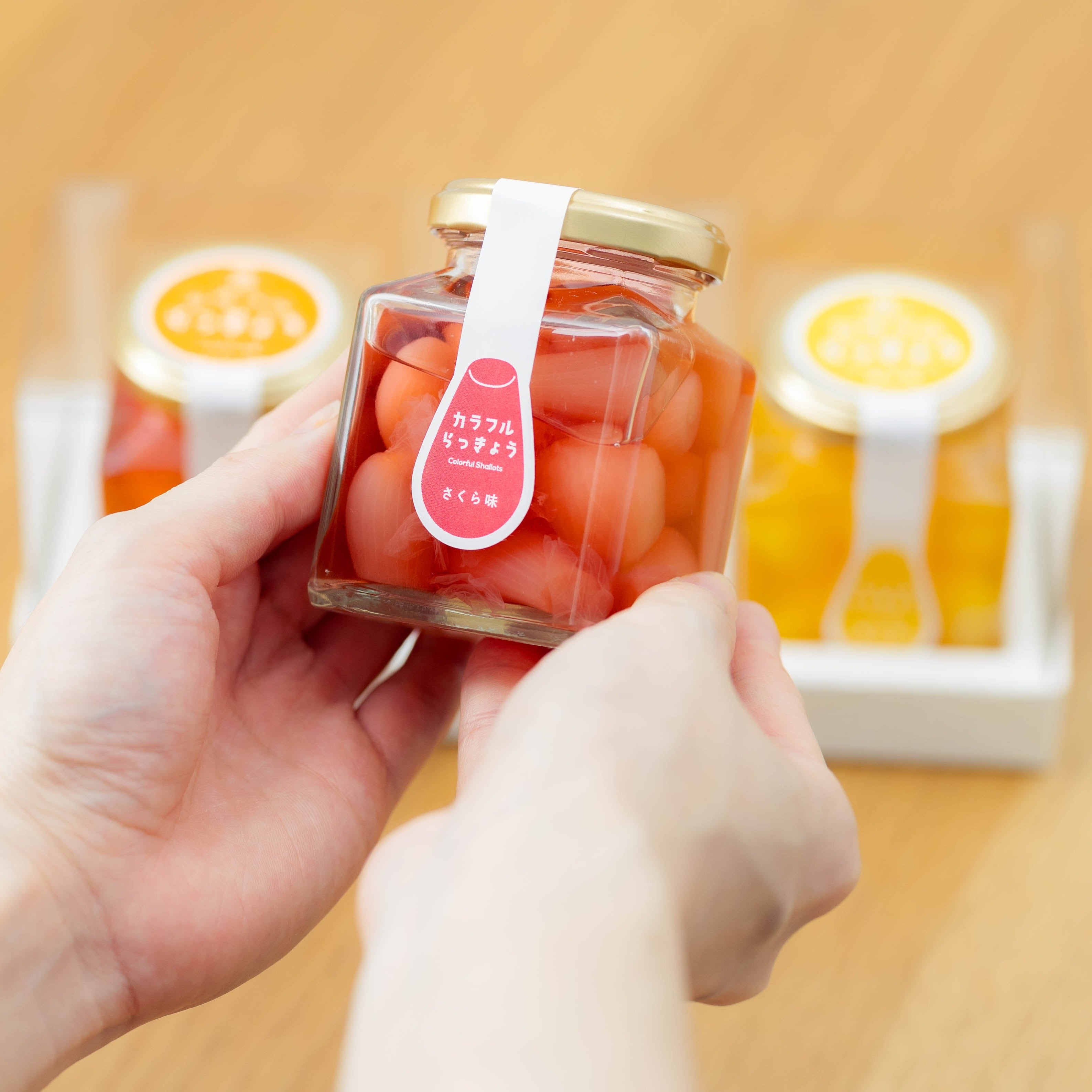 カラフルらっきょう［三味セット］｜鳥取砂丘らっきょうギフト