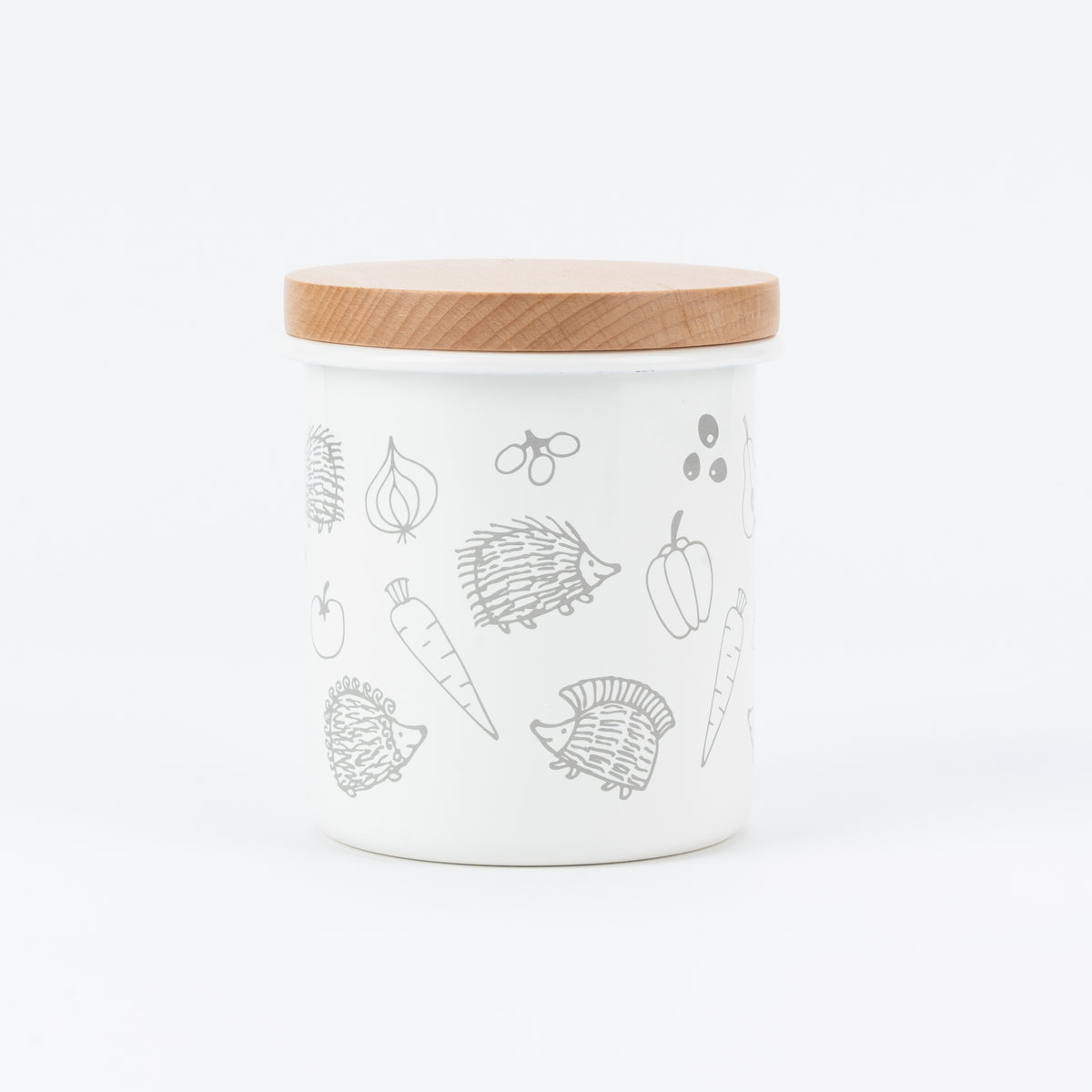 琺瑯キャニスター（はりねずみキッチン）