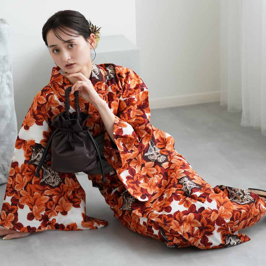 Utatane×ニコアンティーク 新品 三点セット(帯・下駄) 個性派 ニコ