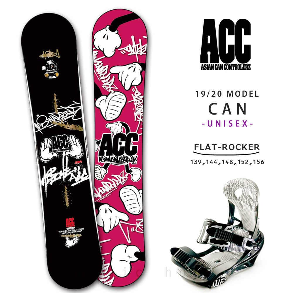 ACC(エーシーシー) スノーボード 板 メンズ レディース スノボー 2点