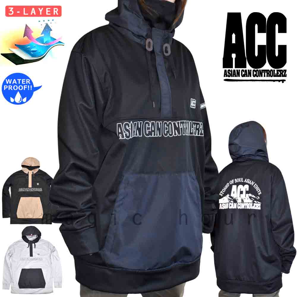 ACC(エーシーシー) スノーボード パーカー スノボー 撥水 防風 ウェア