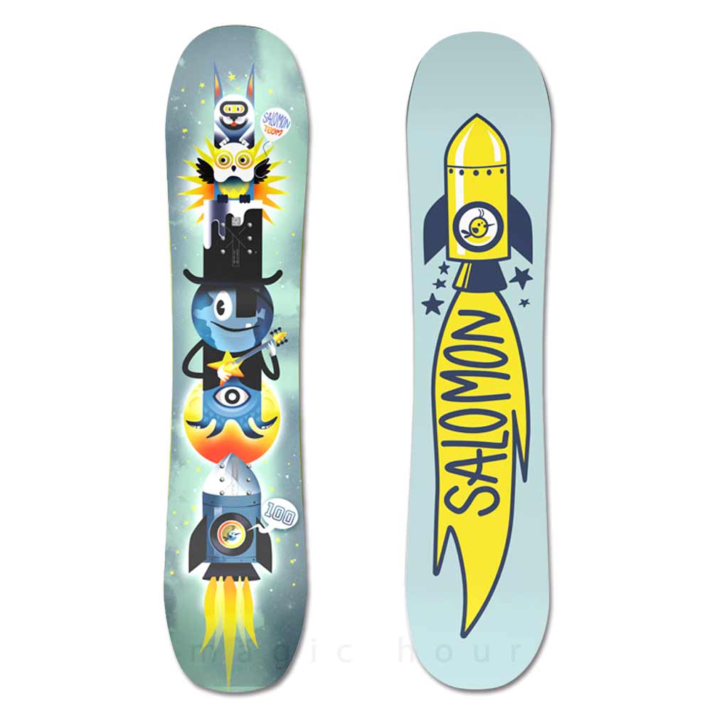 SIONYX スノーボード 板 144cm カラフル パッチワークシオニクス