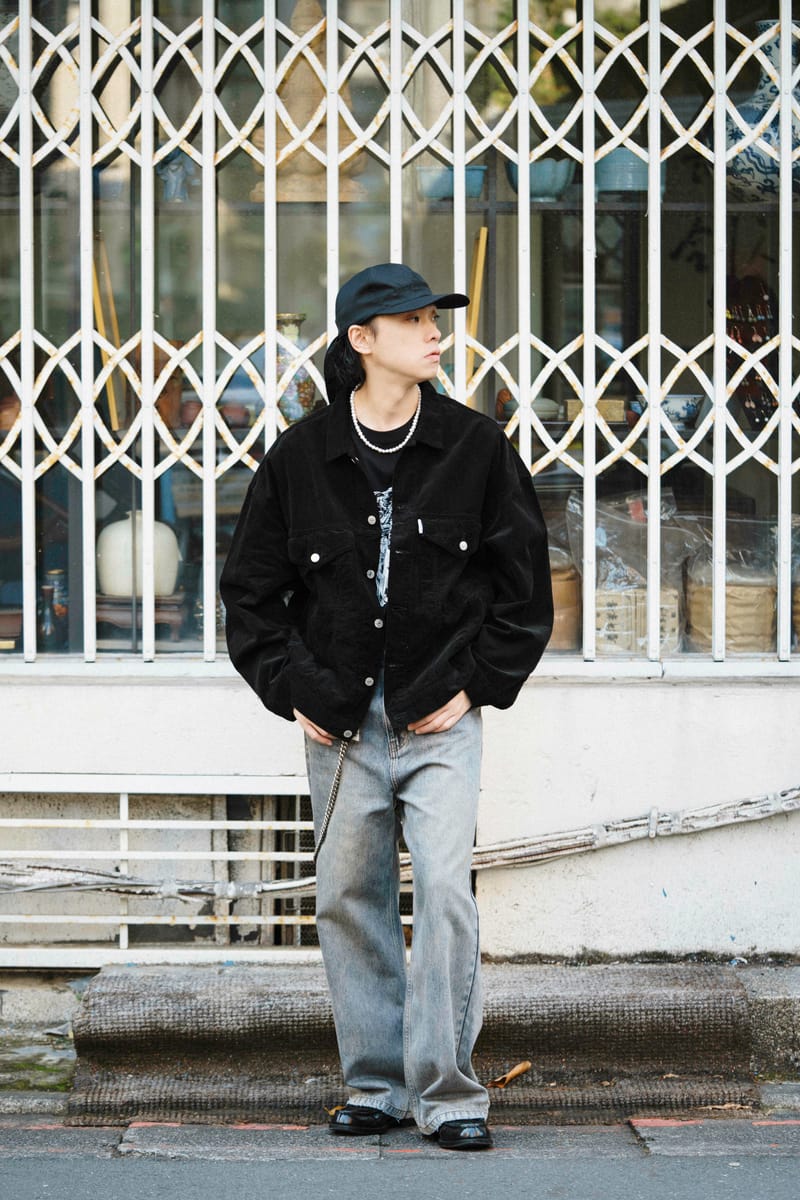 COOTIE PRODUCTIONS - 3rd Type Corduroy Jacket / BLACK