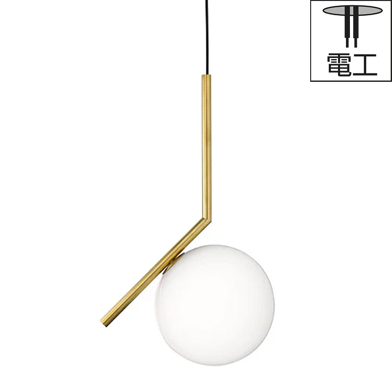 電工｜FLOS（フロス）IC Lights S1 JP ゴールド 直結線用フランジ付