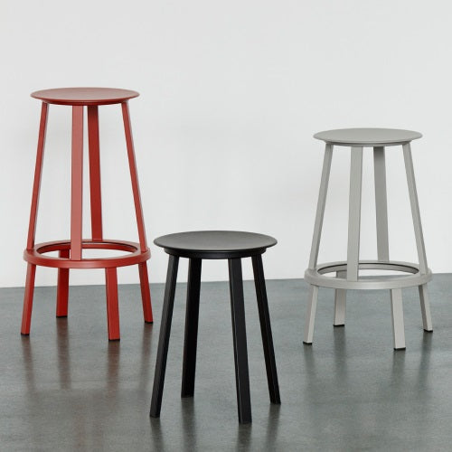 REVOLVER BAR STOOL HIGH スカイグレー H760mm - YAMAGIWA OnlineStore