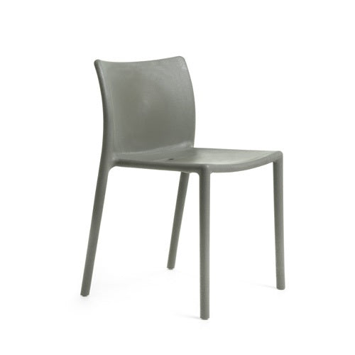 グレーレザーアームチェア イルカの灰色 グレーレザーアームチェア