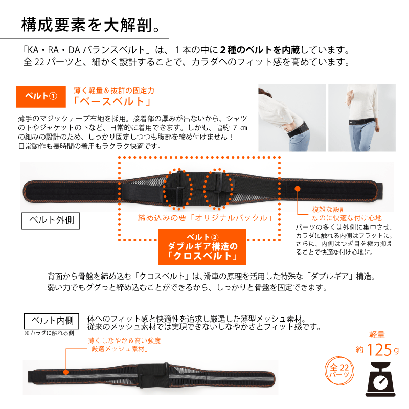 KA・RA・DAバランスベルト – KA·RA·DA MARCHÉ