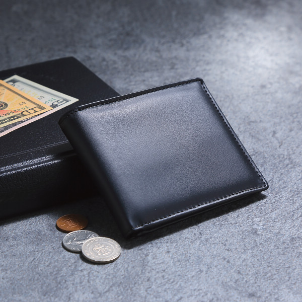 カンサイセレクション メンズ二つ折り財布ブラック | シャディギフトモール