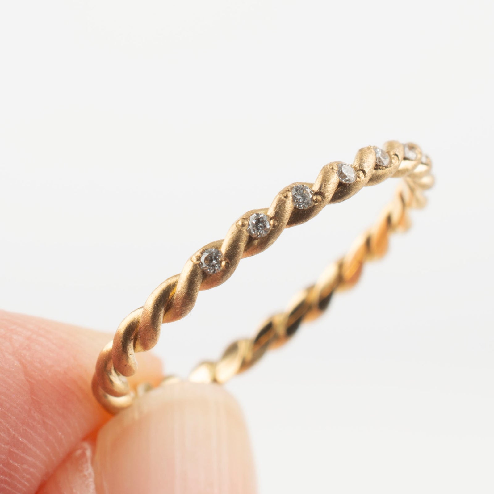 twist 7 diamond ring – shinkai jewelry