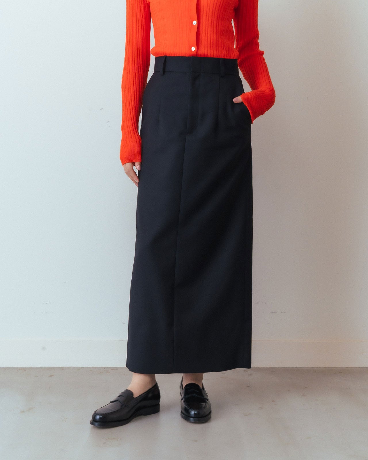 Shinzone（シンゾーン）】TWILL PENCIL SKIRT