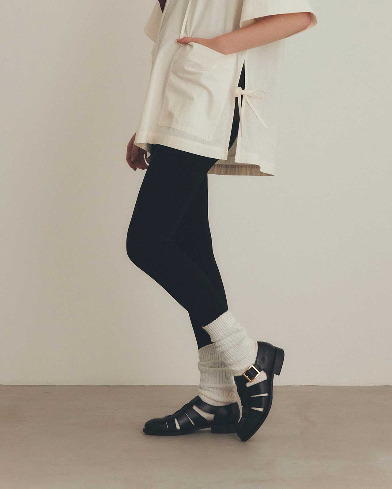 Shinzone（シンゾーン）】KNIT GEORGETTE LEGGINGS レギンス