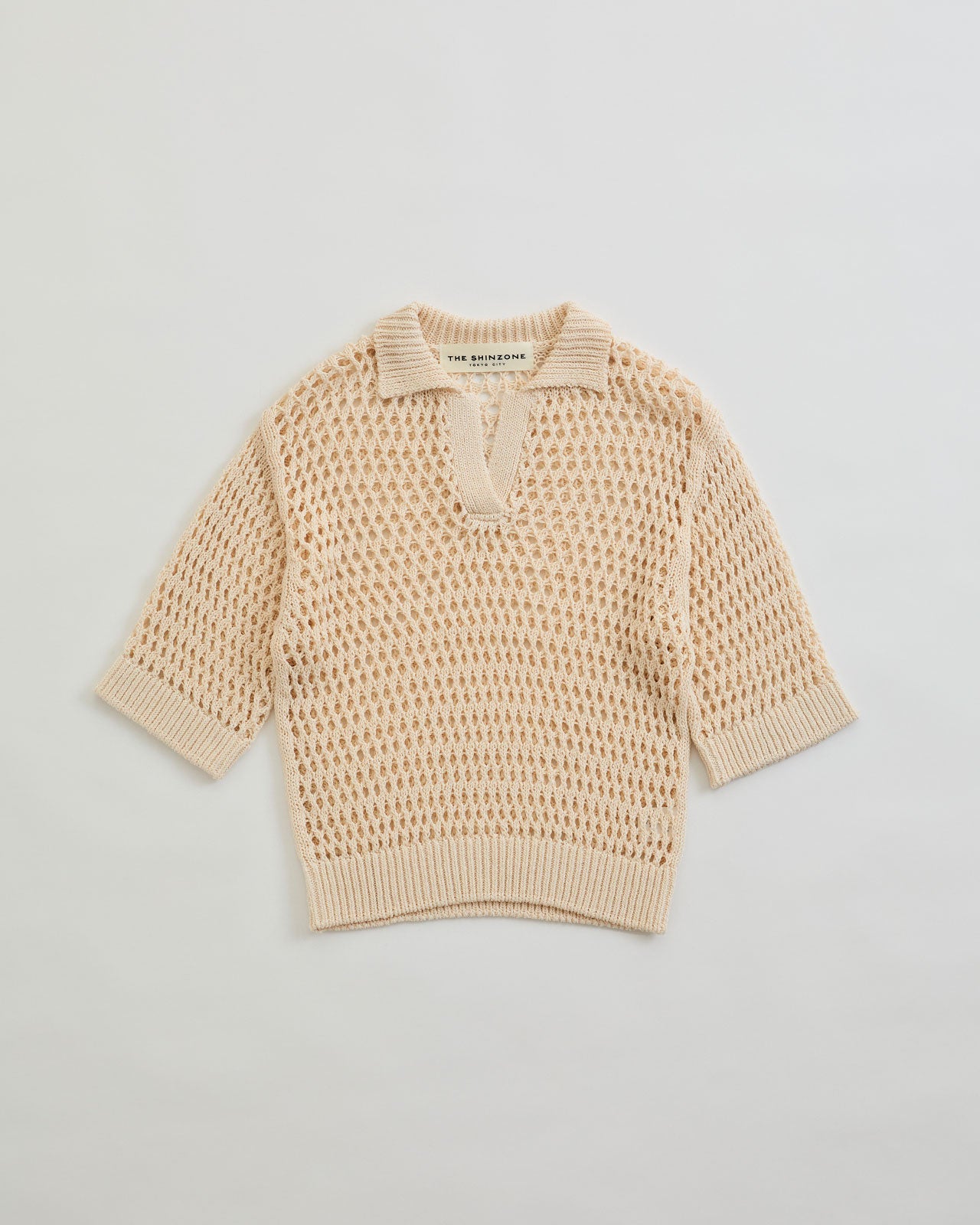OPENWORK POLO KNIT – Shinzone