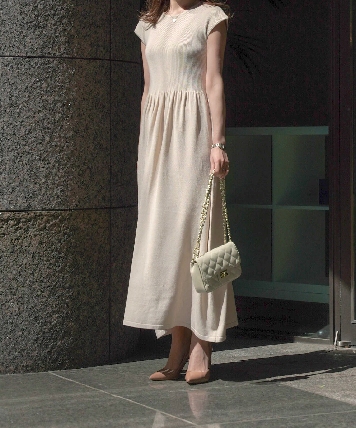 サマー ニット ワンピース