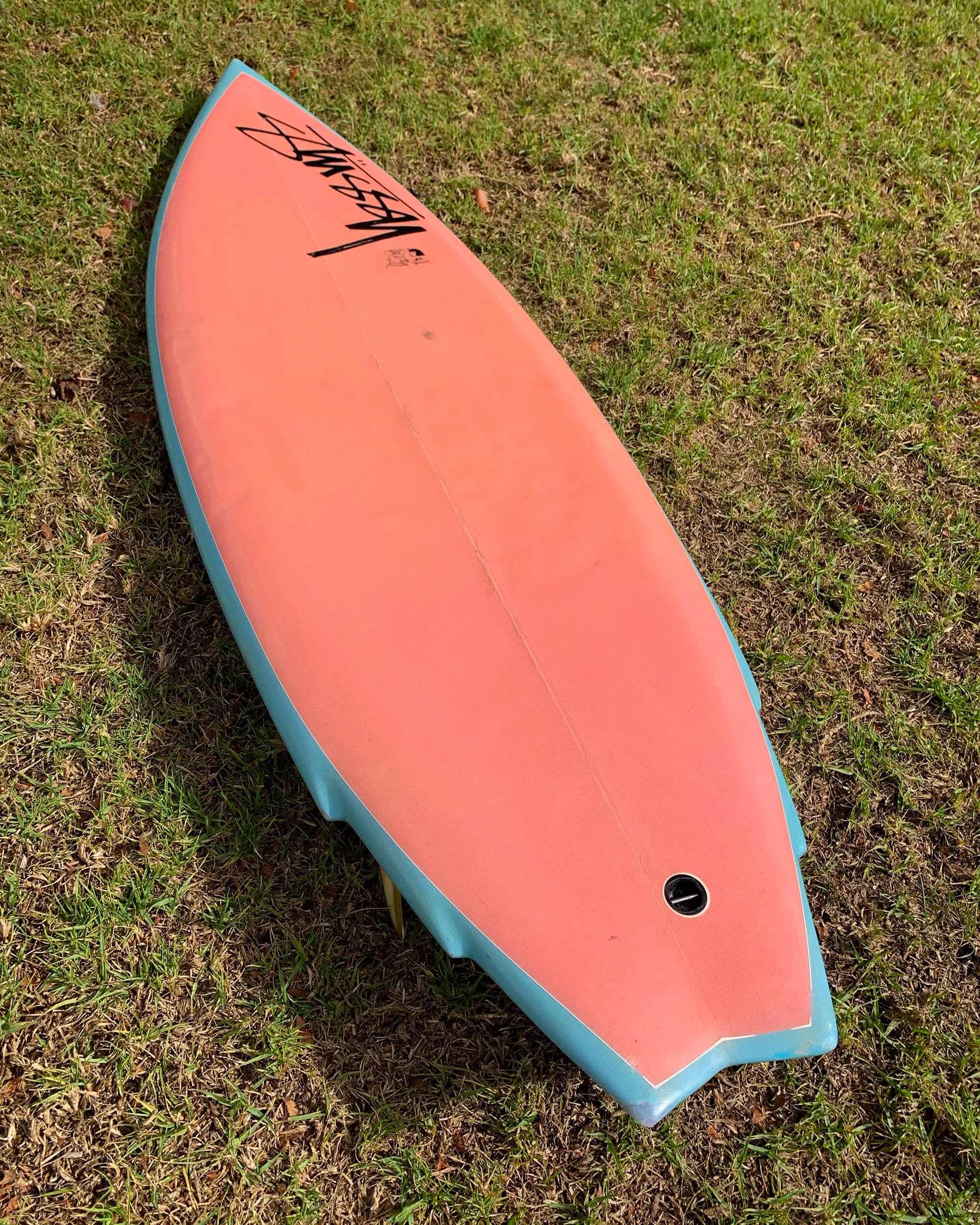 80s Stussy Surfboard: Back to the Future - Shred Sledz