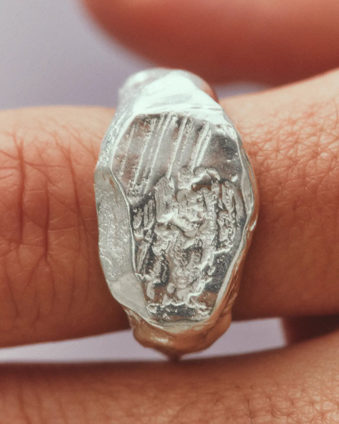 SELLO AGOSTO - Handmade silver ring | Simuero