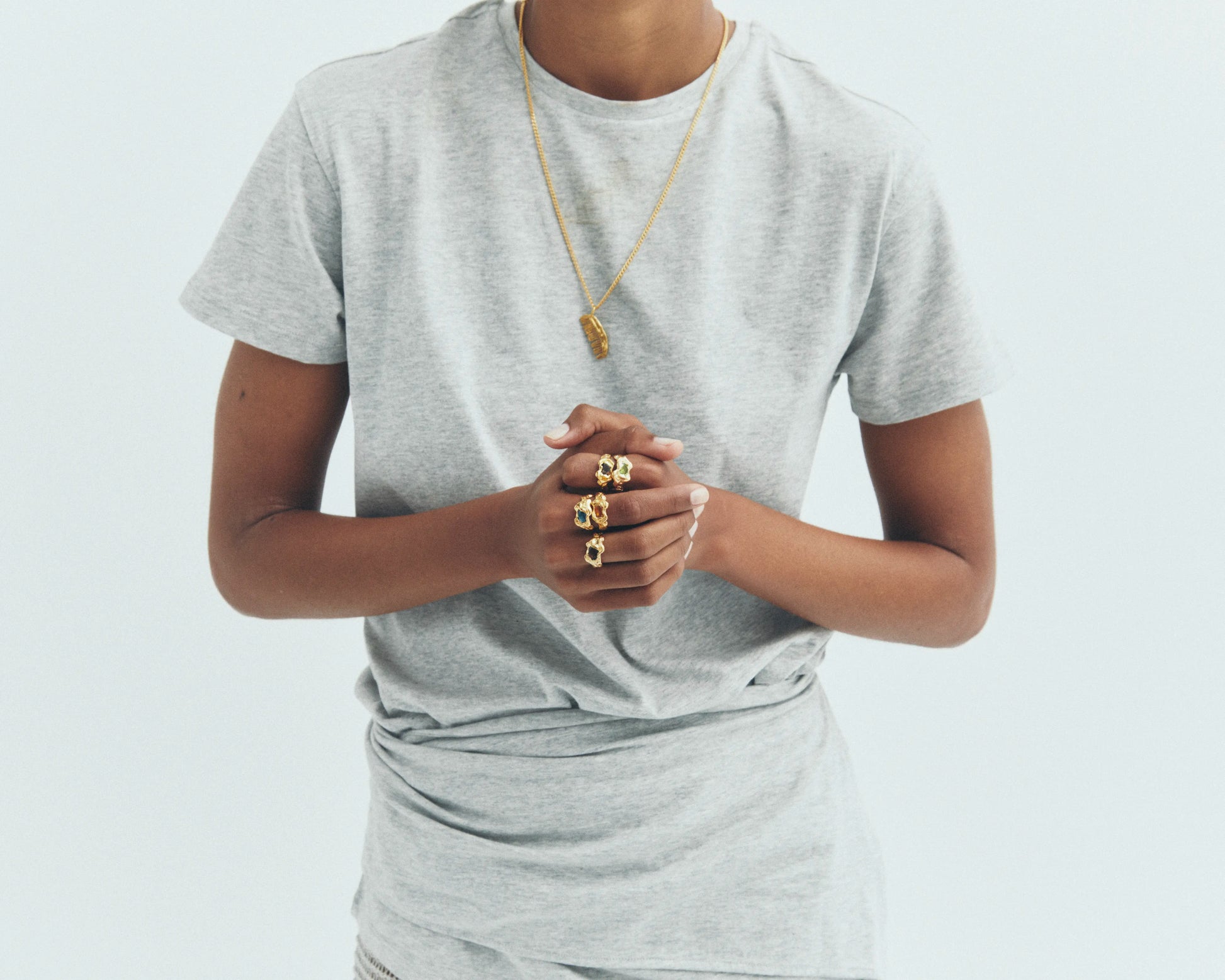 OLA ORANGE - Handmade gold plated ring | Simuero