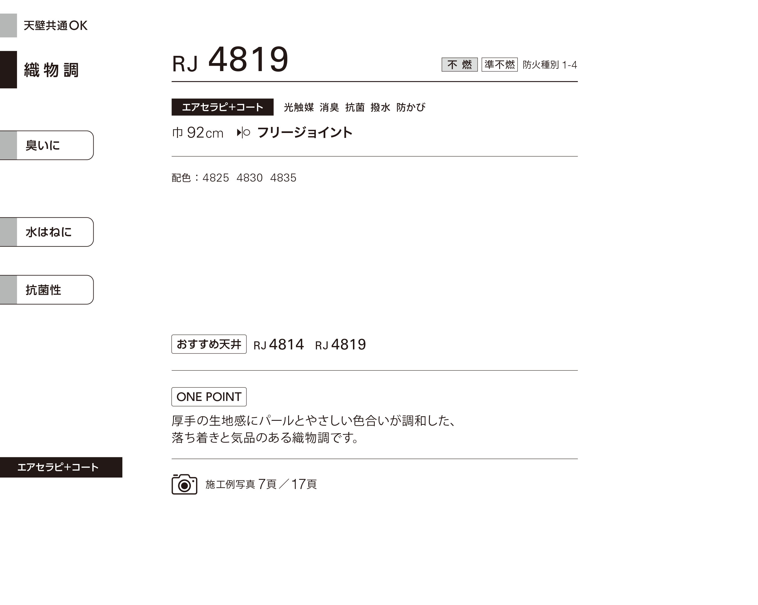 シンコール | RJ4819 | 2024 リフォーム上手